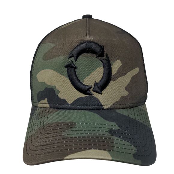 RimaCargo Snapback Mesh Back Trucker Hat Camo OSFM New Era 9Forty - Picture 1 of 8